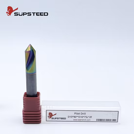 Высокоточное твердосплавное пилотное сверло Yiwu с фиксированным хвостовиком для стали